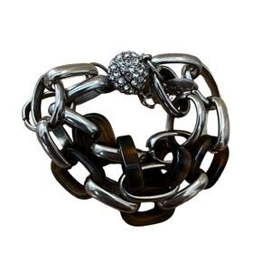 Ann Taylor Magnetic Clasp Link Bracelet